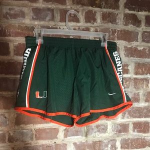 Women’s Nike U of Miami Running Shorts